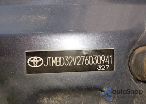 2007 Toyota Rav4 Sport из США, поврежденный, VIN JTMBD32V276030941